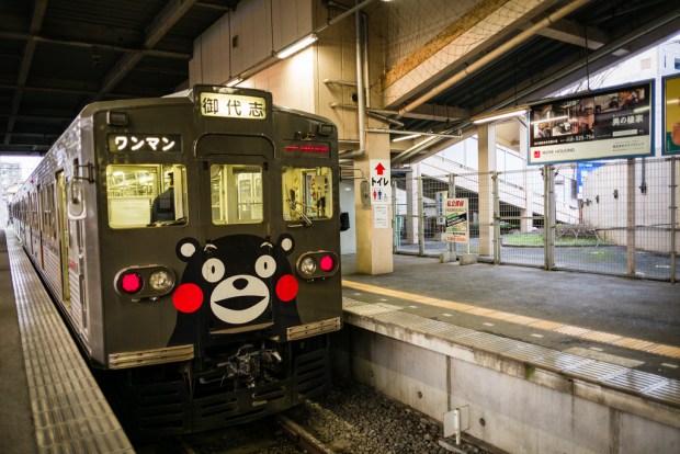 kumamon treno giappone