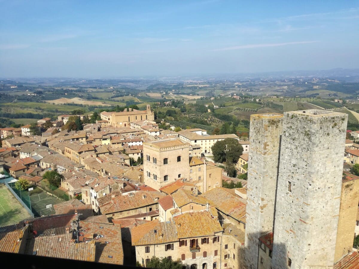 san gimignano dall'alto